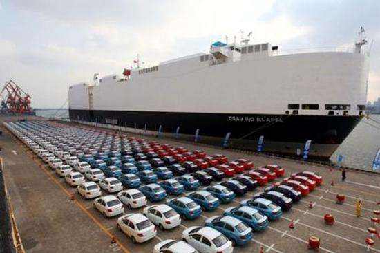 1-2月中国出口汽车83.1万辆 同比增长21.85%