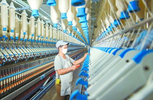 棉纺织行业：景气回升企业经营状况好转