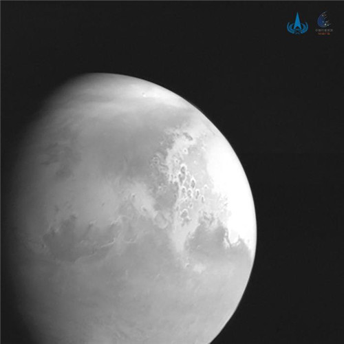 天问一号完成第四次轨道中途修正 传回首幅火星图像