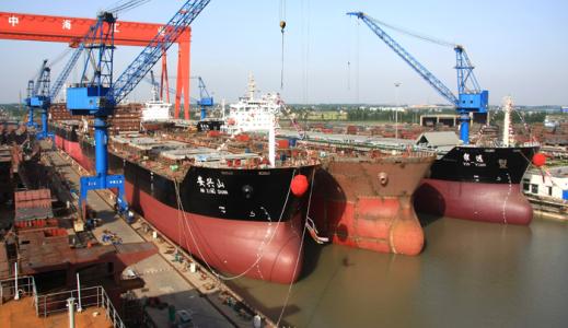 中国前2个月船舶出口金额超482亿元