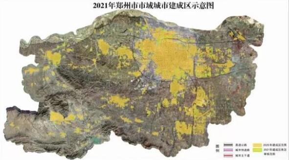 中心城区城市建成区面积744.15平方公里 郑州又“长大”了