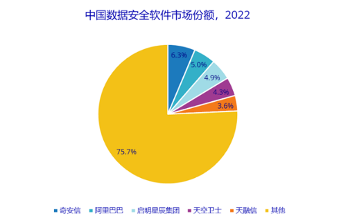 2022年中国IT安全软件市场同比增长12.5%