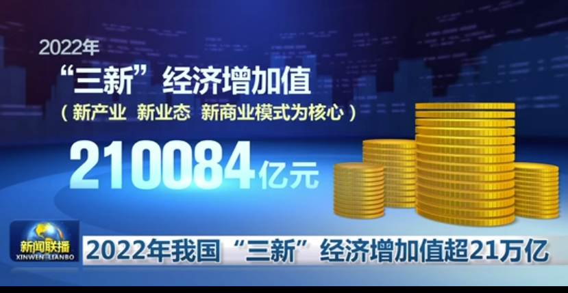 2022年我国“三新”经济增加值超21万亿