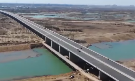 京雄大桥施工完成 京雄高速年底将建成通车