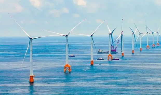 粤港澳大湾区首个百万千瓦级海上风电项目全容量并网