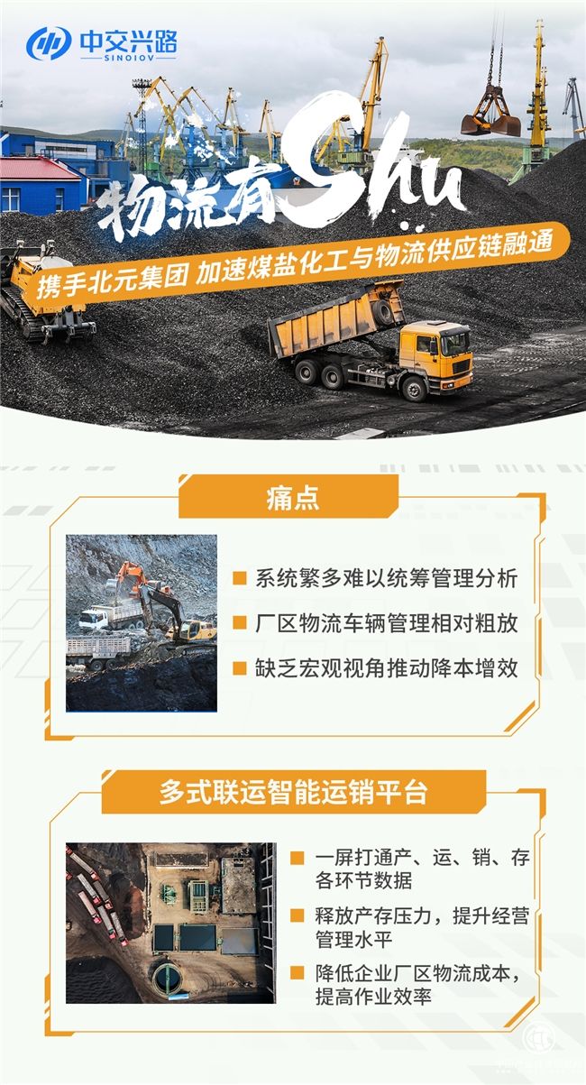 中交兴路携手北元集团：解锁煤盐化工行业多式联运智能运销的密码