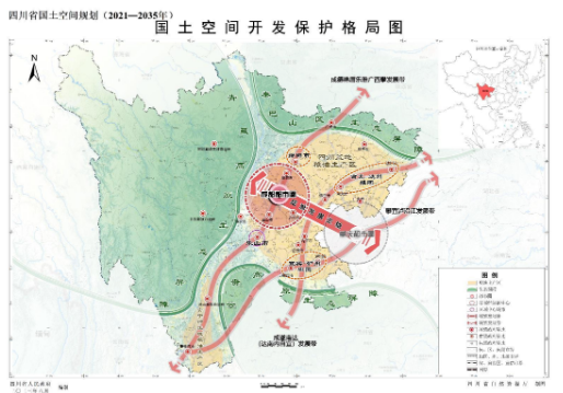 四川以国土空间规划促进各片区差异化发展