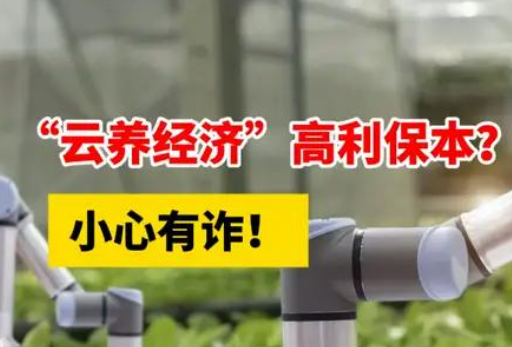 警惕！套着“云养经济”外壳的非法集资行为
