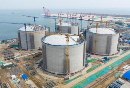 营口LNG接收站项目建设进度超七成