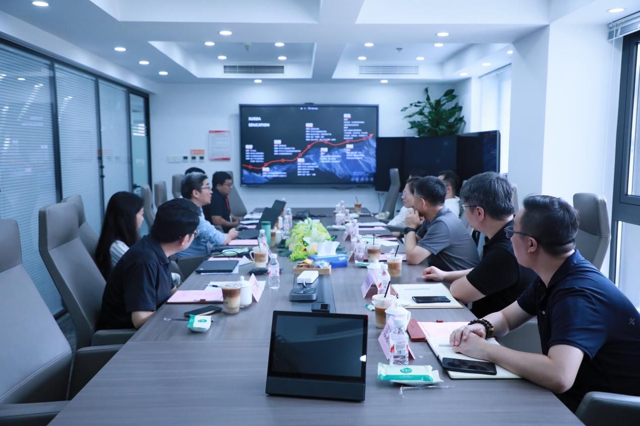达成合作一周年，中新天津生态城领导至学大教育总部交流项目进展