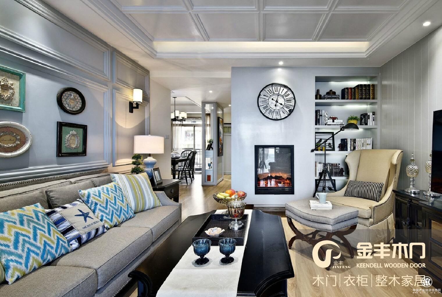 实木门十大品牌金丰整木家装定制水性漆木门30强