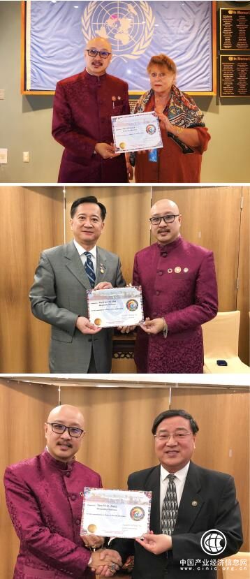 联合国NGO组织美国亚裔联盟主席任世贸总会荣誉主席