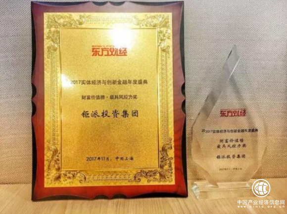 钜派投资一举斩获“财富价值榜·最具风控力奖”彰显非凡实力