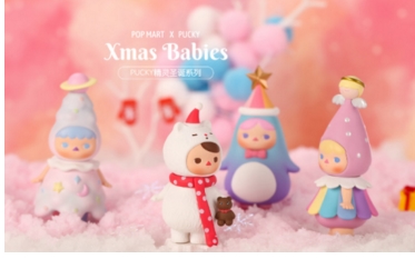 泡泡玛特“双十一”首发PUCKY精灵圣诞系列 与你一起过圣诞