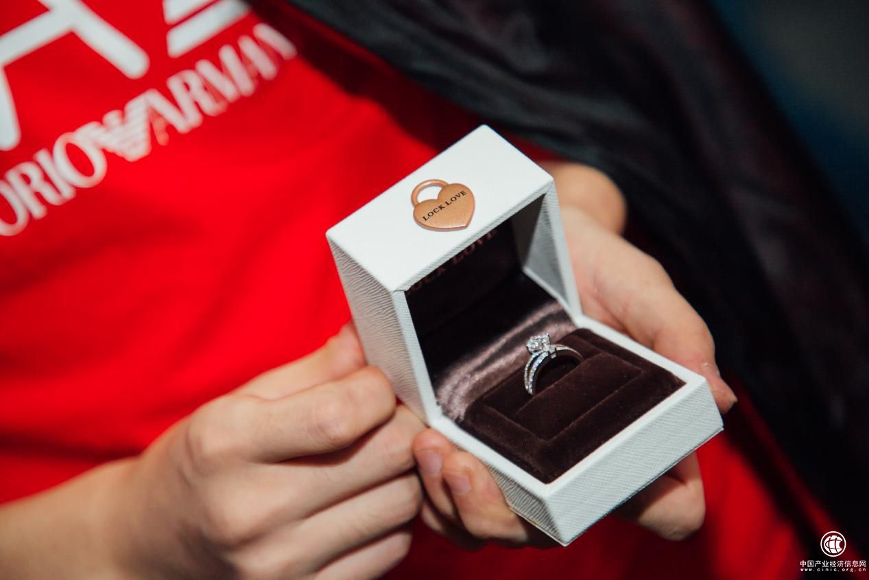 “浪漫鬼”用locklove浪漫戒浪漫求婚成功