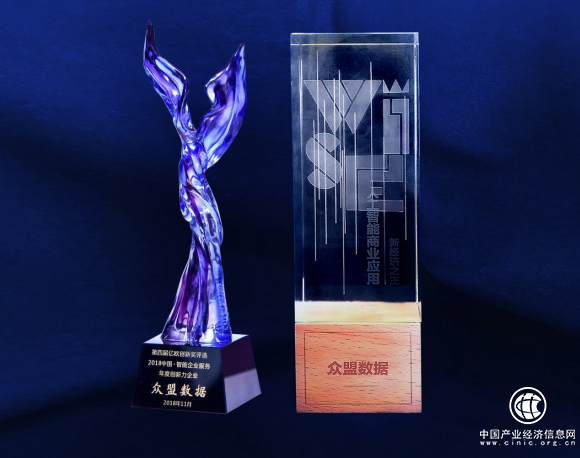 众盟数据登榜36氪新经济之王、亿欧智能企服专项奖