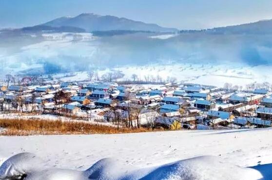 “二合雪乡”成吉林舒兰