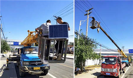 东方1956便民增亮∣出资提升路灯照明设施