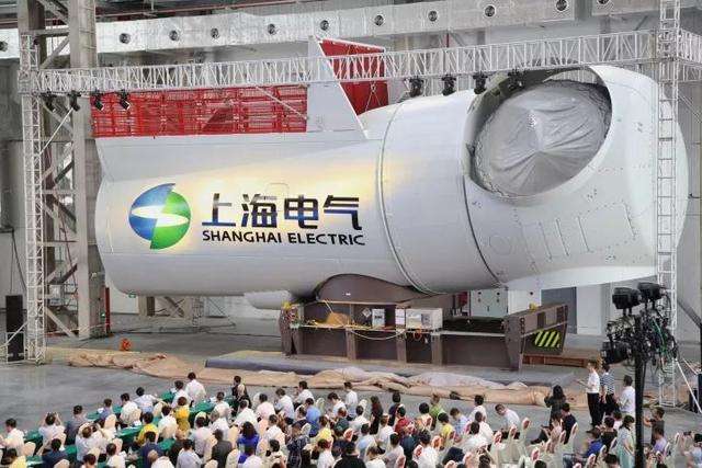 国内最大海上风机在广东汕头正式下线