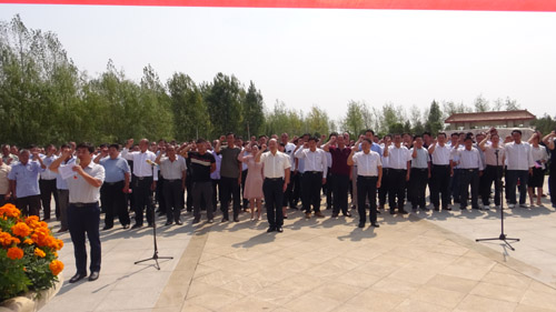 河南省方城县券桥镇开展革命传统教育活动