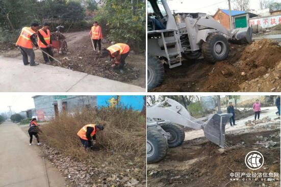 河南省方城县广阳镇开展各村环境卫生大清扫活动