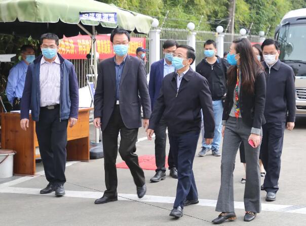 肇庆市委书记莅临检查指导，福加德复工复产“四个到位，三个保证”