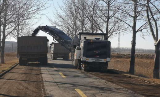 S209蓬黄路即墨段大修工程提前一周复工