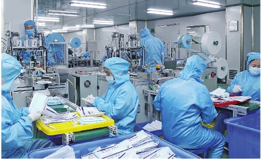 口罩从1万只到17万只 药企口罩扩产记