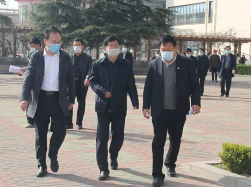 临沂华盛实验学校开展防疫演练 静候师生复课复学