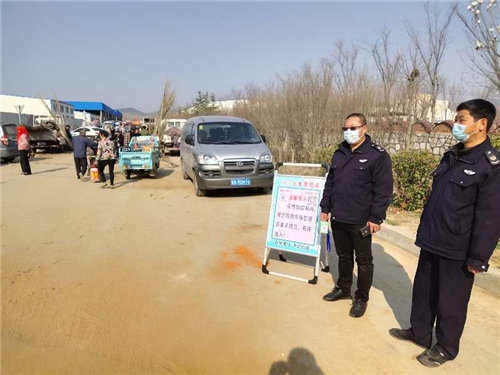 防疫复工两不误！西海岸新区大集陆续开张 