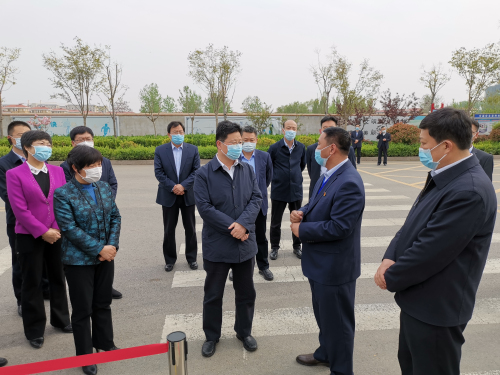 快讯！孟庆斌带队调研学校复学开课准备工作