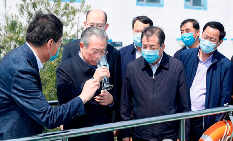 刘家义在小清河济南段调研 