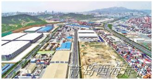 自贸青岛片区：6条道路提升改造整体完工，打通园区物流动脉