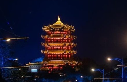 武汉黄鹤楼国庆中秋双节开放夜游