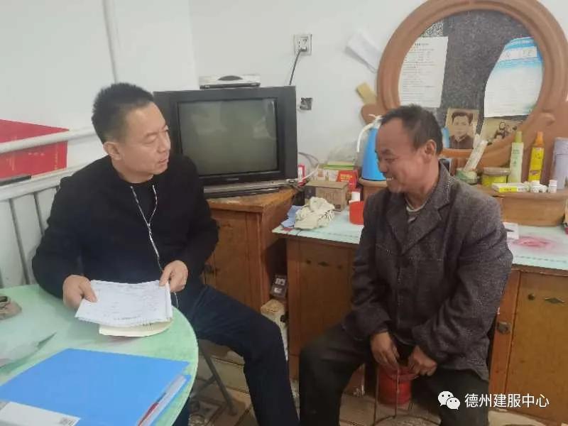 德州市建服中心党组书记张大文“四不两直”督导运河新区脱贫攻坚工作