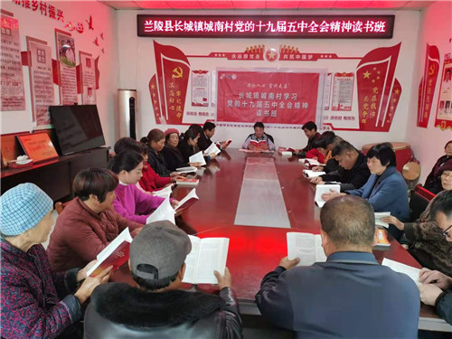 “白+黑+讲”：兰陵县宣讲十九届五中全会精神“走民心”