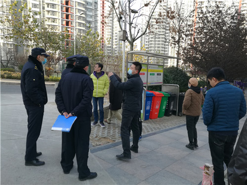 青岛市开展城市垃圾分类联合执法集中整治行动