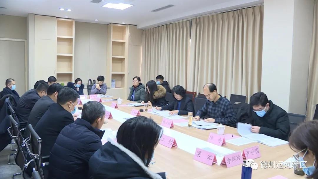 马俊昀带队到德州运河新区检查全面从严治党主体责任落实情况