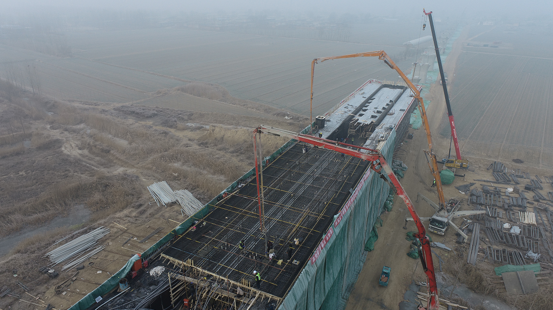 拉开建设新序章！郑济高铁聊城段完成首次连续梁浇筑施工