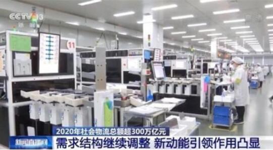 超300万亿元！2020年社会物流总额公布