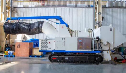 中铁装备绿色环保隧道除尘车启用