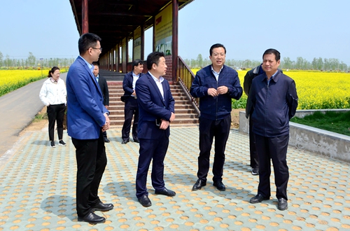 郯城县人民政府副县长李晓法到归昌乡调研