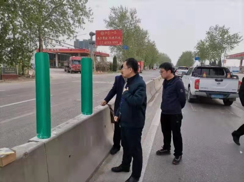 防眩板成国道104线临邑段新风景