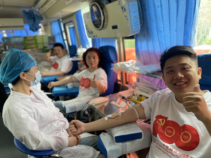 用热血体现责任与担当 | 用热血体现责任与担当 | 中国银行开发区支行开展“学党史践初心”无偿献血活动