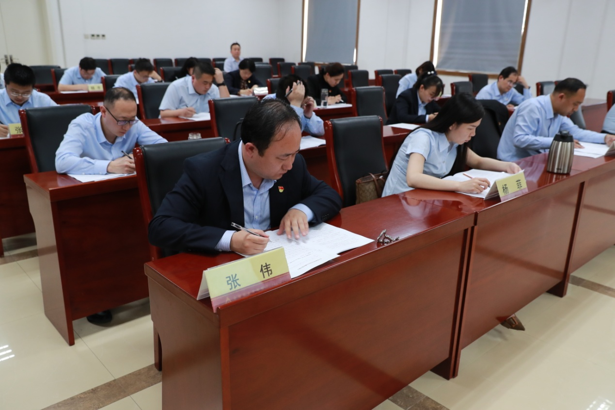 农发行德州市分行开展党史学习教育座谈会暨知识测试