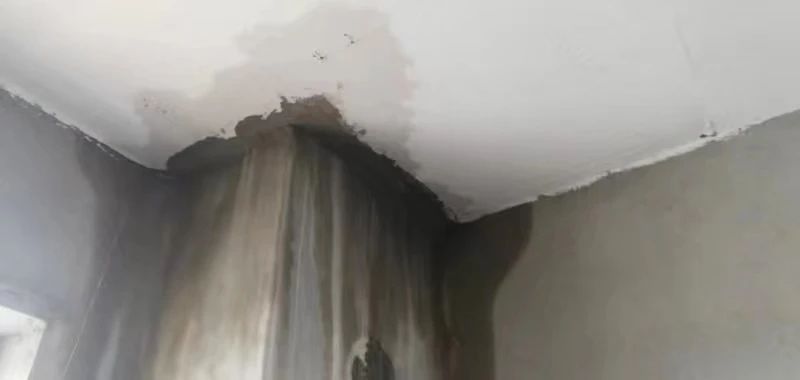 济宁某楼盘一场大雨后，成为“豆腐渣”工程