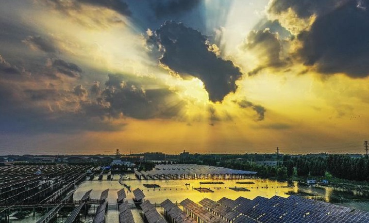 济宁微山：落日余晖映满天 乡村唱响“渔光曲”