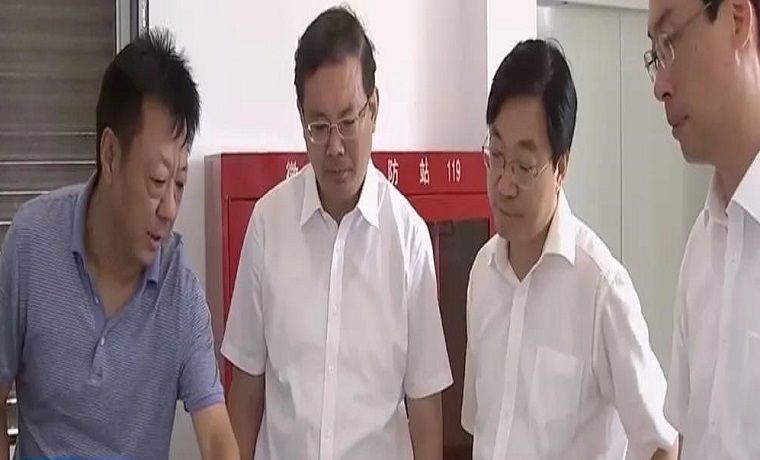 林红玉到济宁泗水调研矿山治理和防汛工作