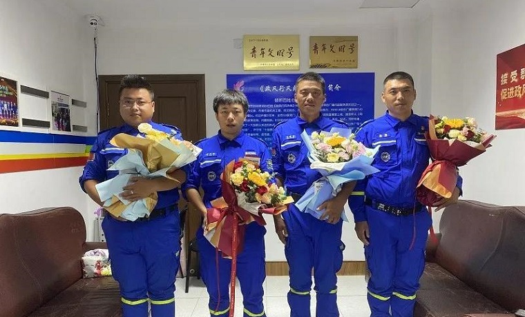 5天转移群众4000人， “济宁蓝天救援队”归来