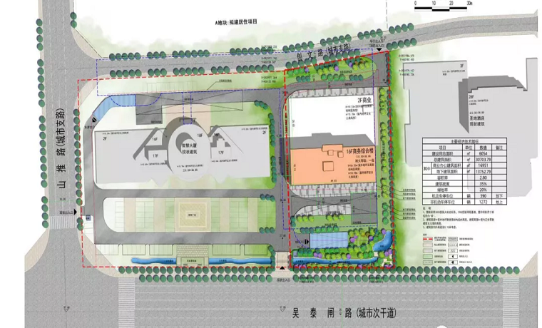 占地约9亩！济宁主城区吴泰闸路再添一商业新项目